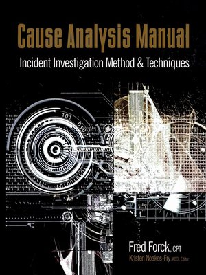 cover image of Cause Analysis Manual